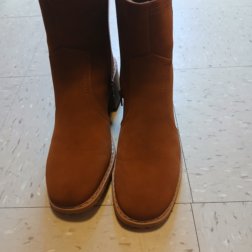 Brown Suede Boots